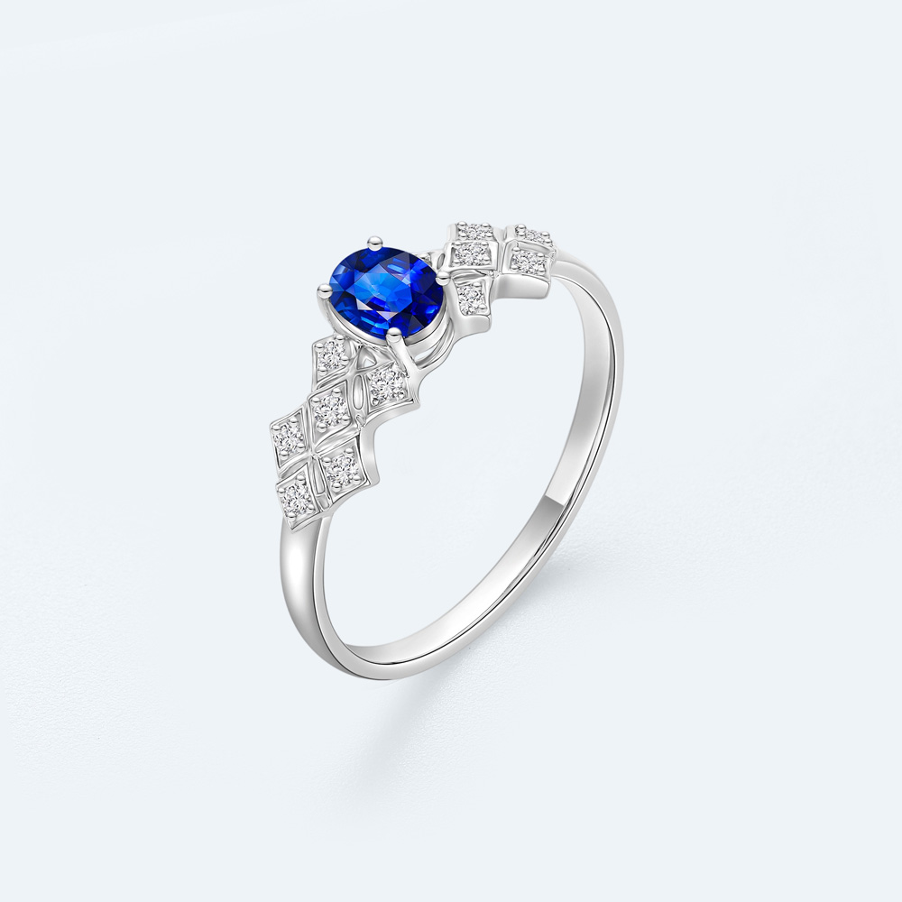 Timeless Love Collection 18K Gold & Sapphire Women's Ring