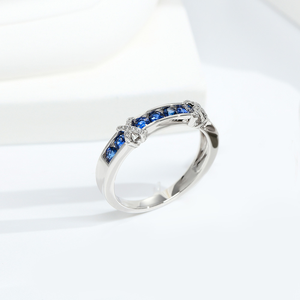 Sassy Collection 18K Gold & Sapphire Women's Ring