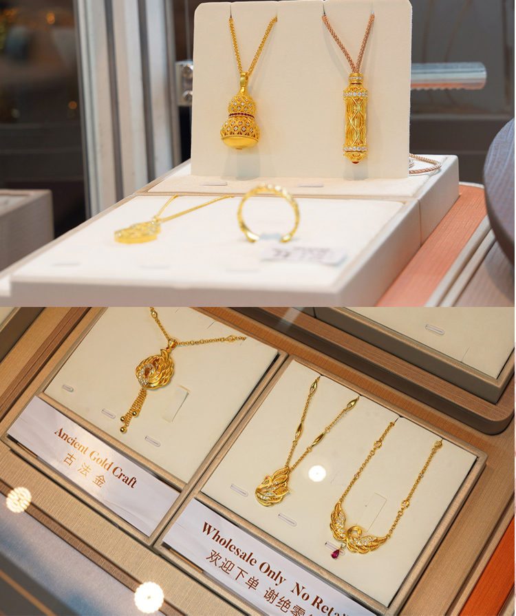古法金系列 花丝工艺饰品