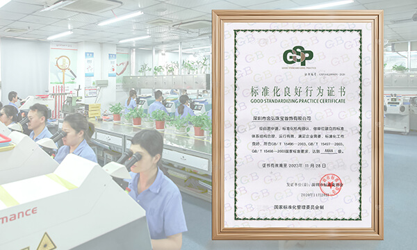 荣获“标准化良好行为AAAA企业”证书
