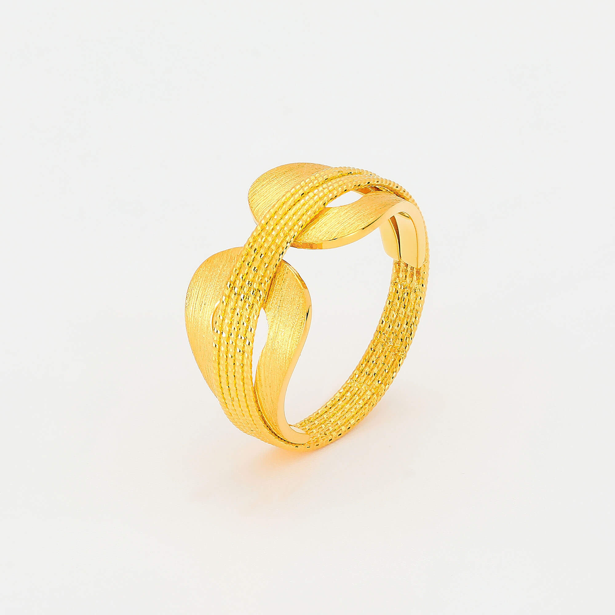 Luxurious Silk Light · 5G Gold Italian Filigree Ring