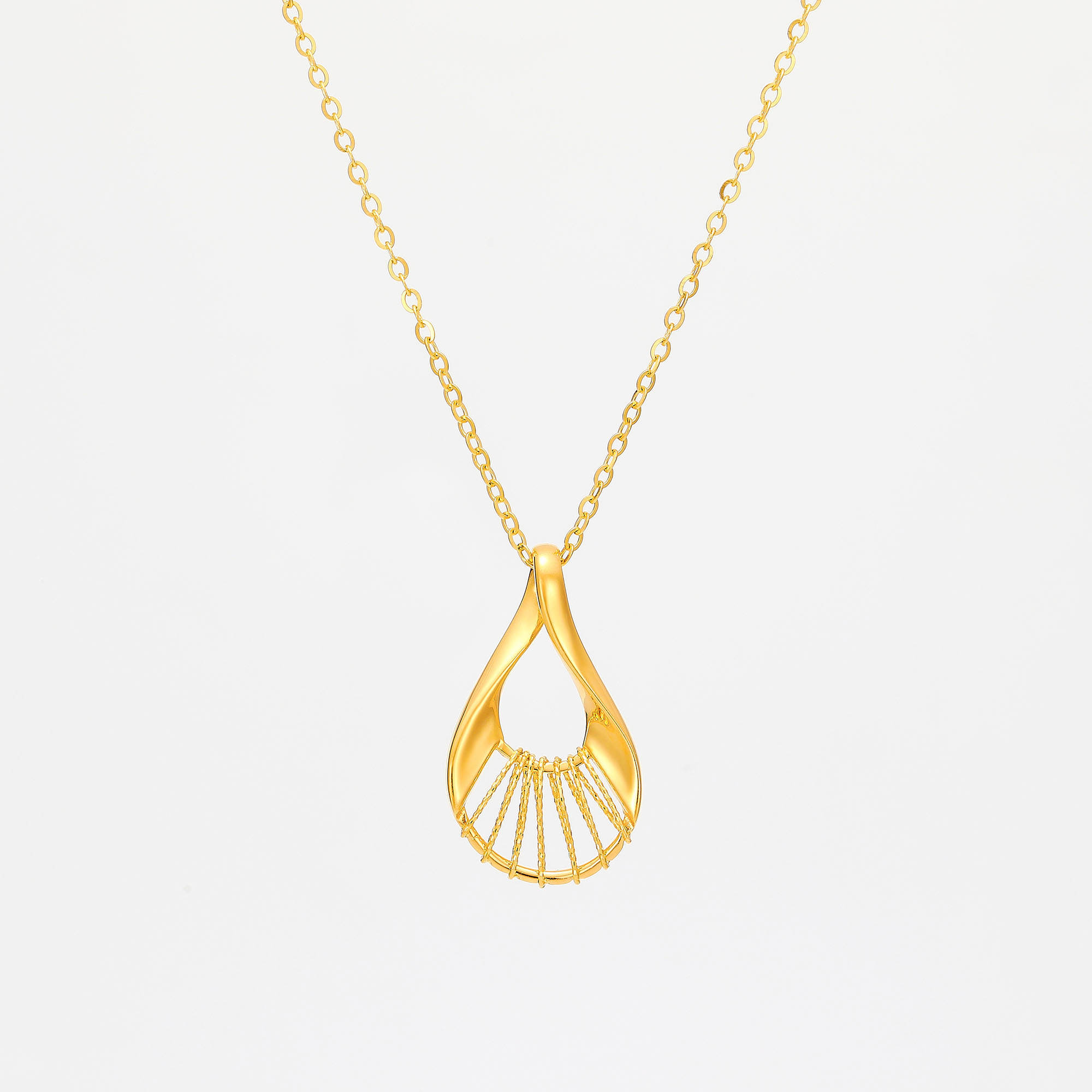 Modern Elegance · 5G Gold Mirror Gold  Necklace