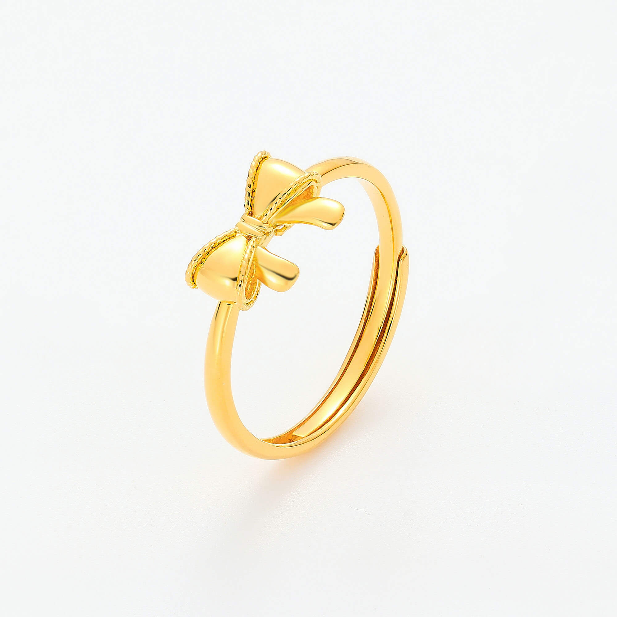 Sweet Bowknot · 5G Gold Ring