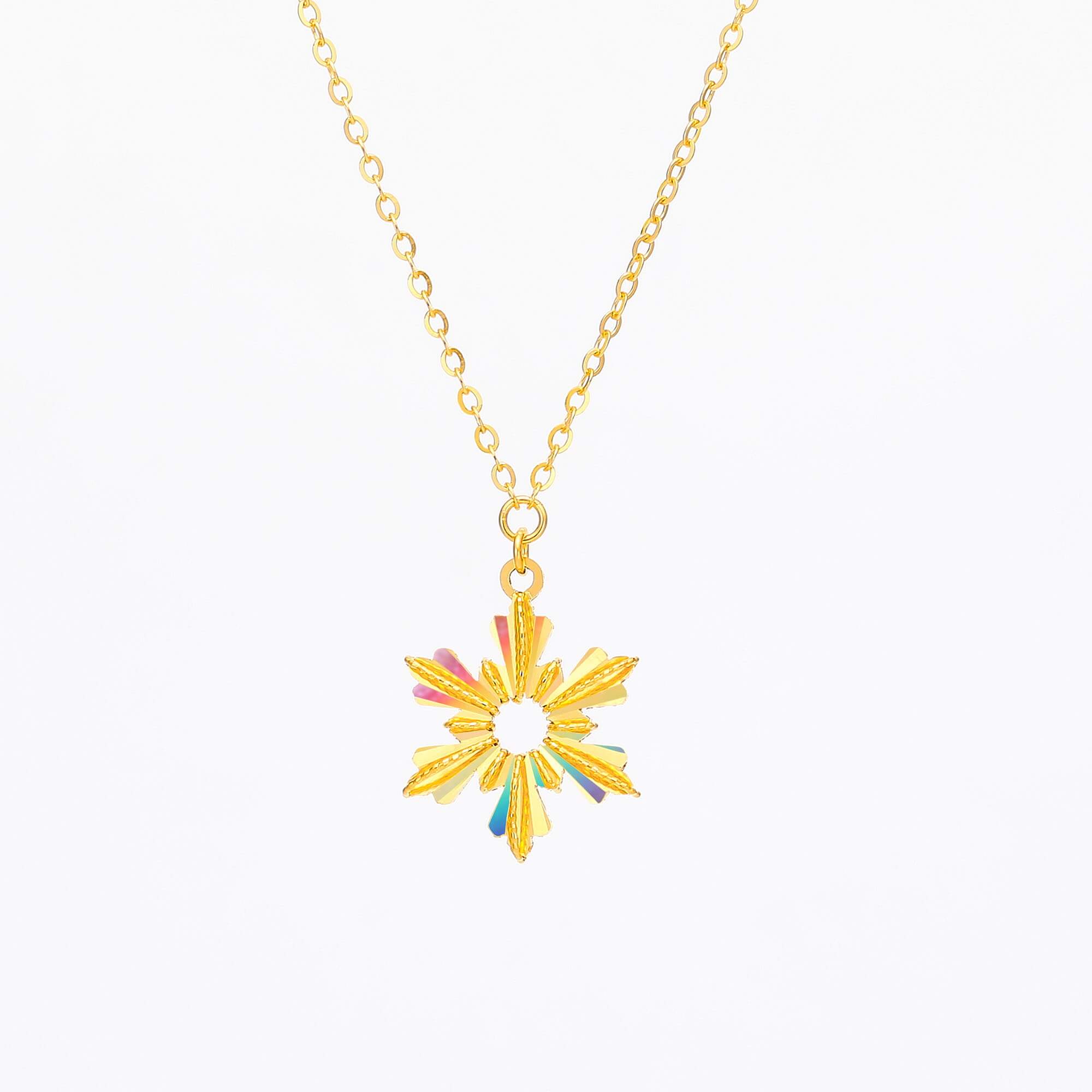 Snow Night Fantasy Collection · 5G Gold Filigree Necklace
