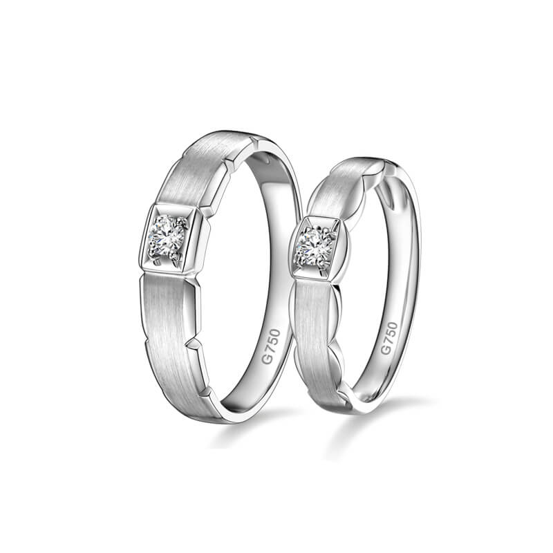 "Love's Extension 3 - Mutual Affinity Couple's Ring (Men's 18K Gold)"