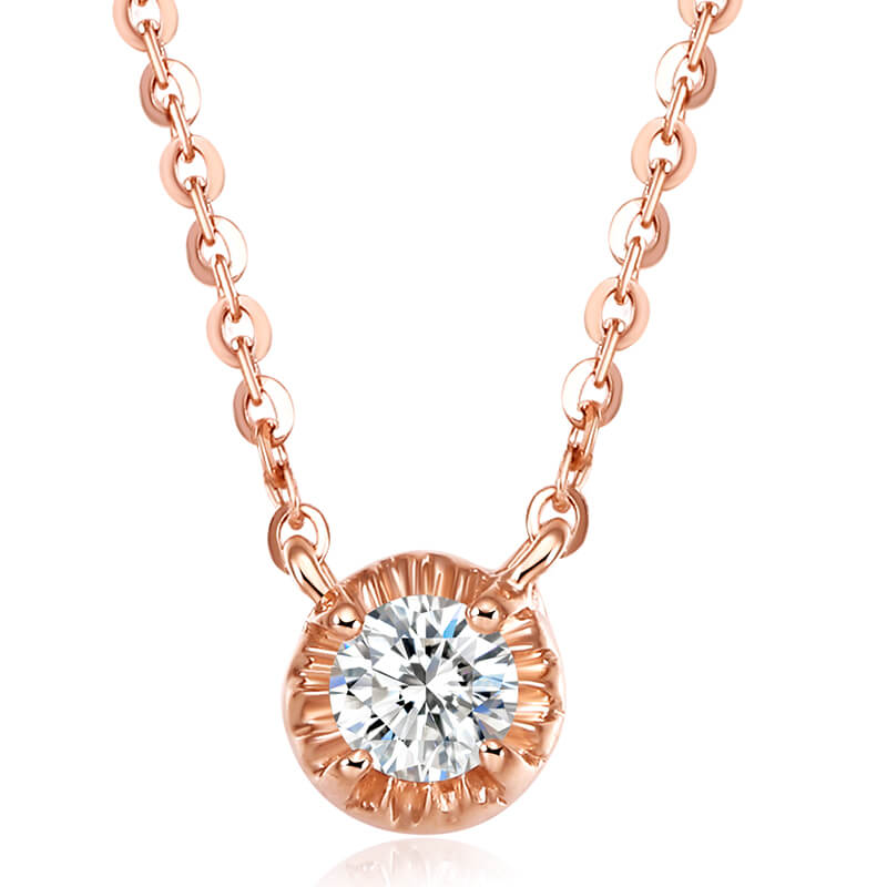 Women's Diamond Necklace - Pleasant Time Series. Destiny Beauty Necklace