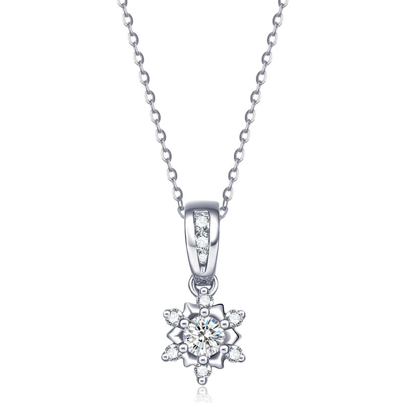  K - gold diamond pendant - Sparkling 4. Heartlight Pendant