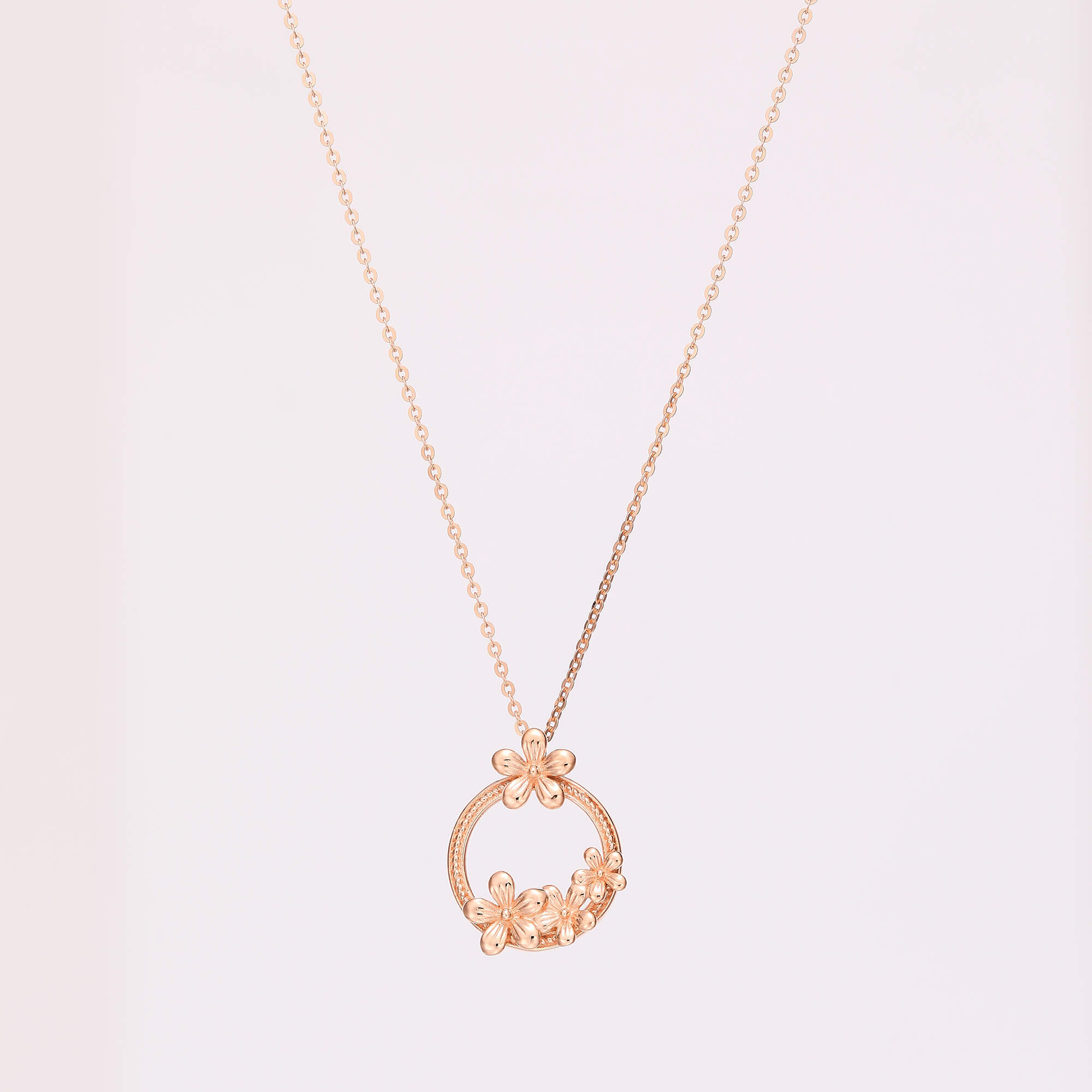 Cherry Blossom Whisper Series · K Gold Necklace