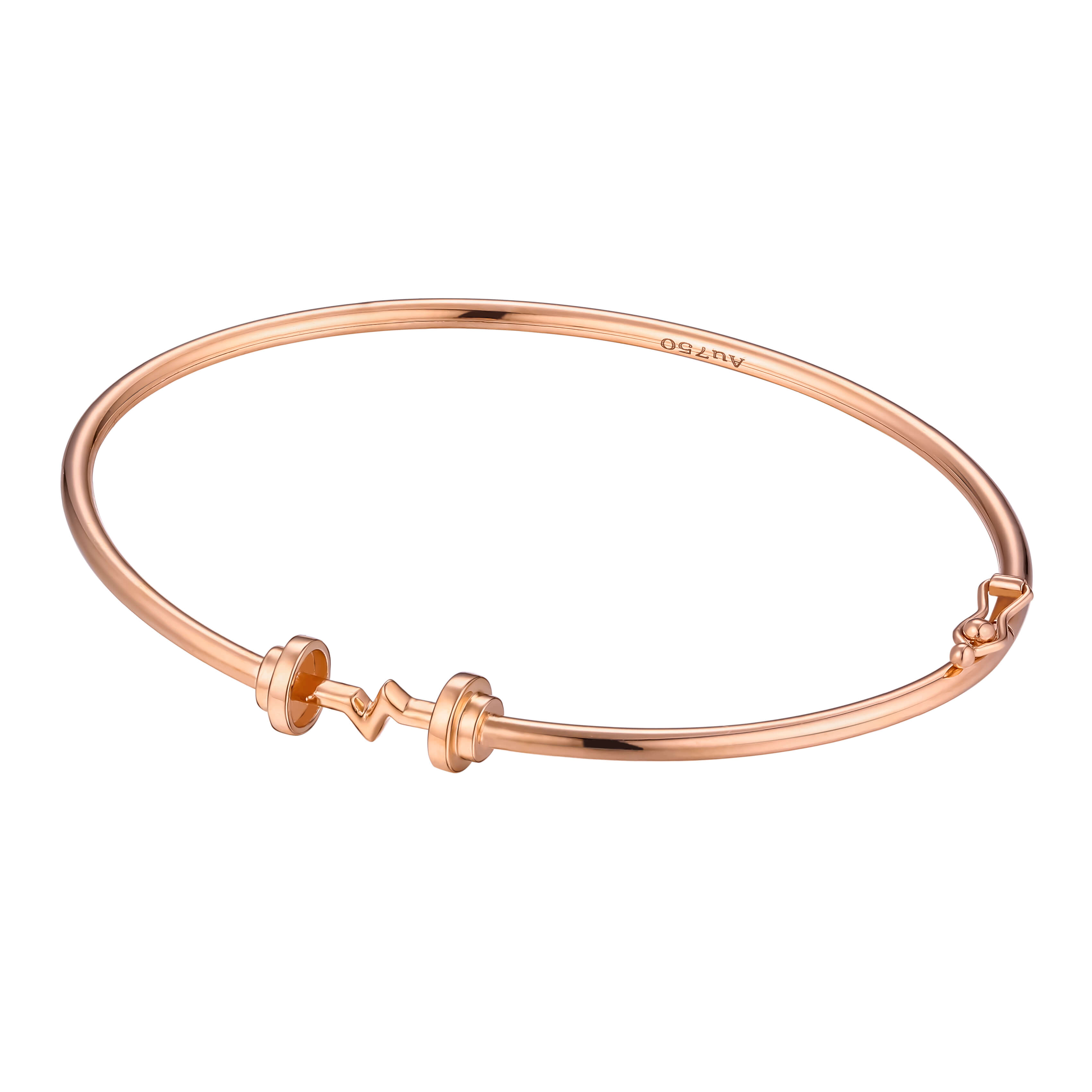 Romantic Pursuit - K Gold Bracelet