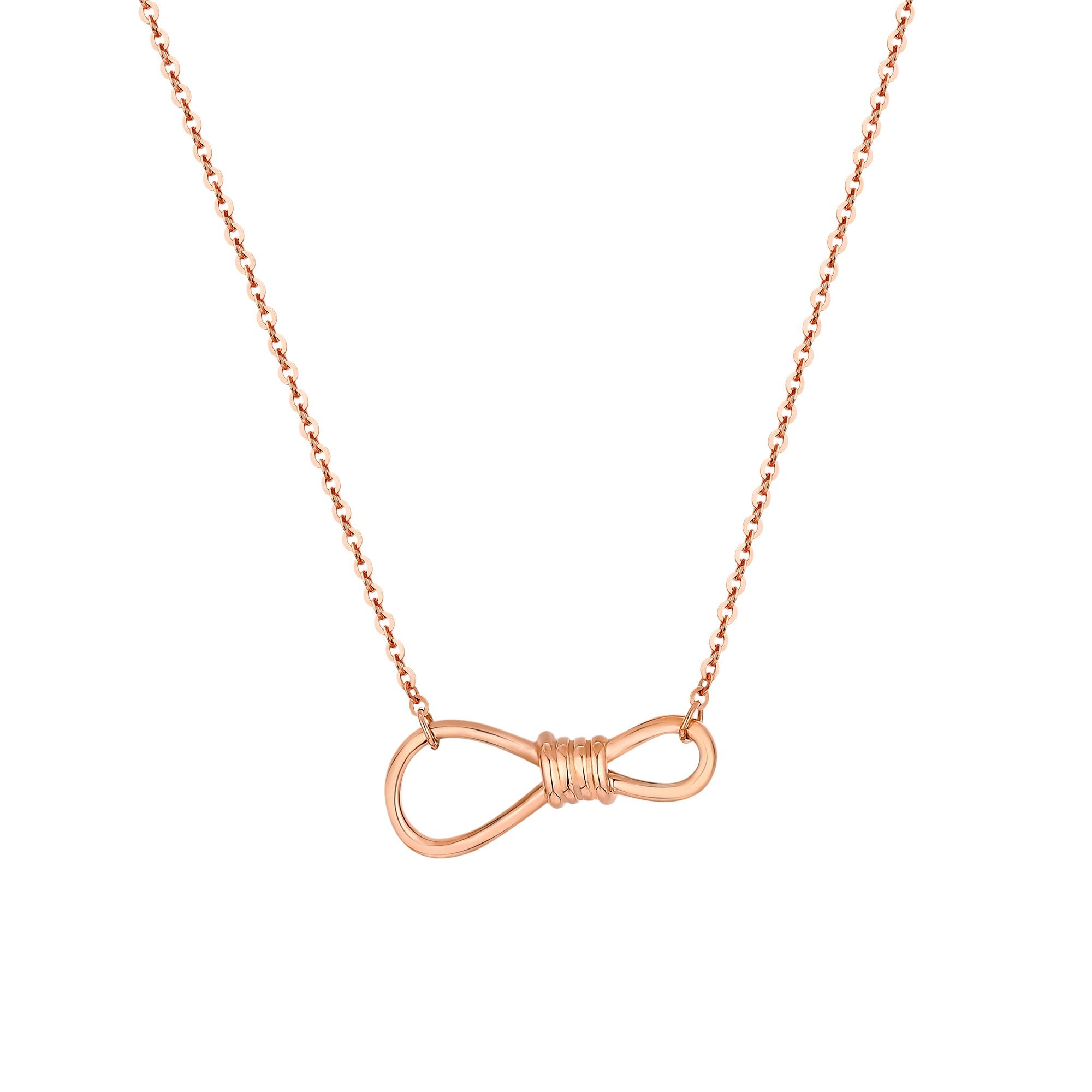 "Contract" - K Gold Rope Knot Pendant 