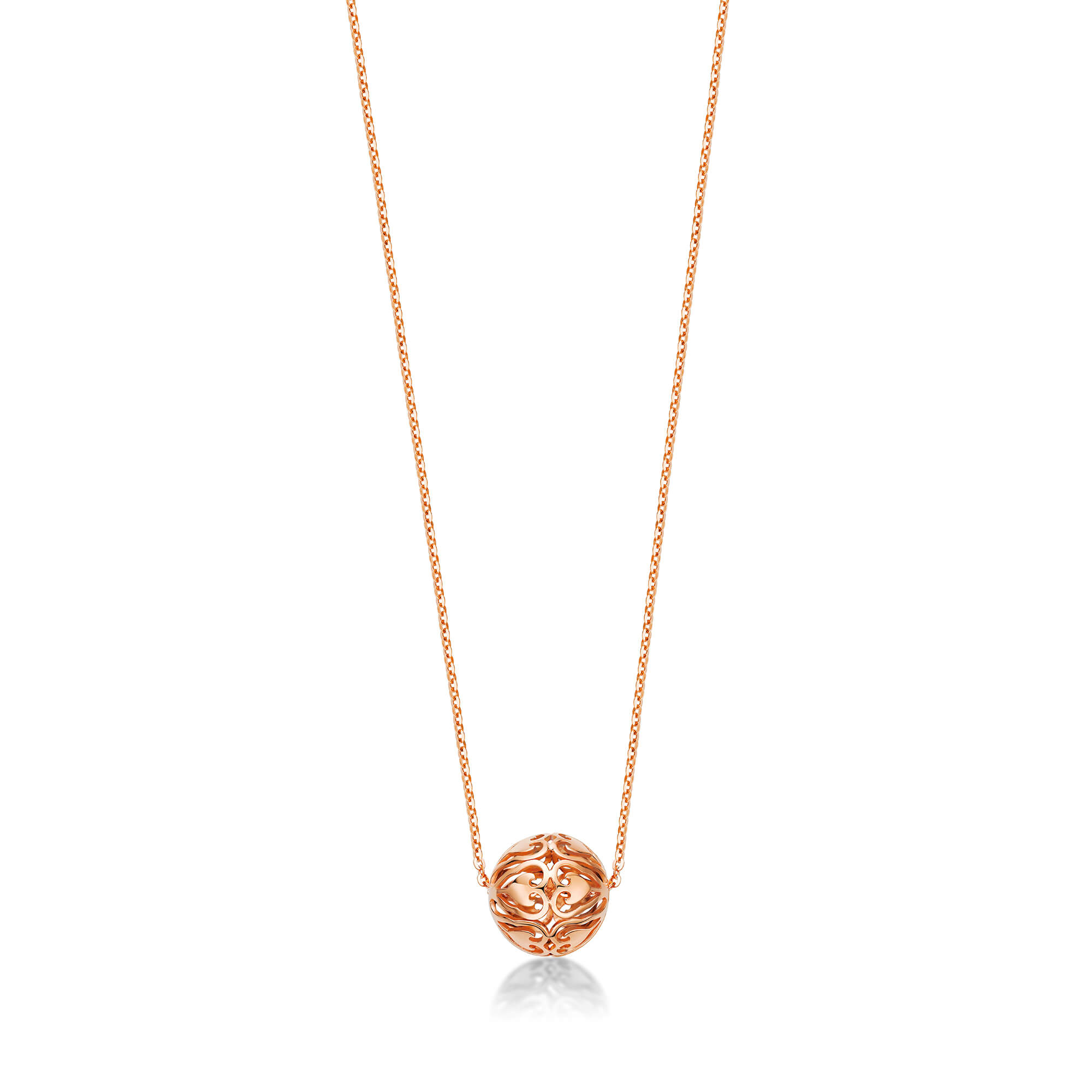 Delicate Series - K Gold Hollow Pendant