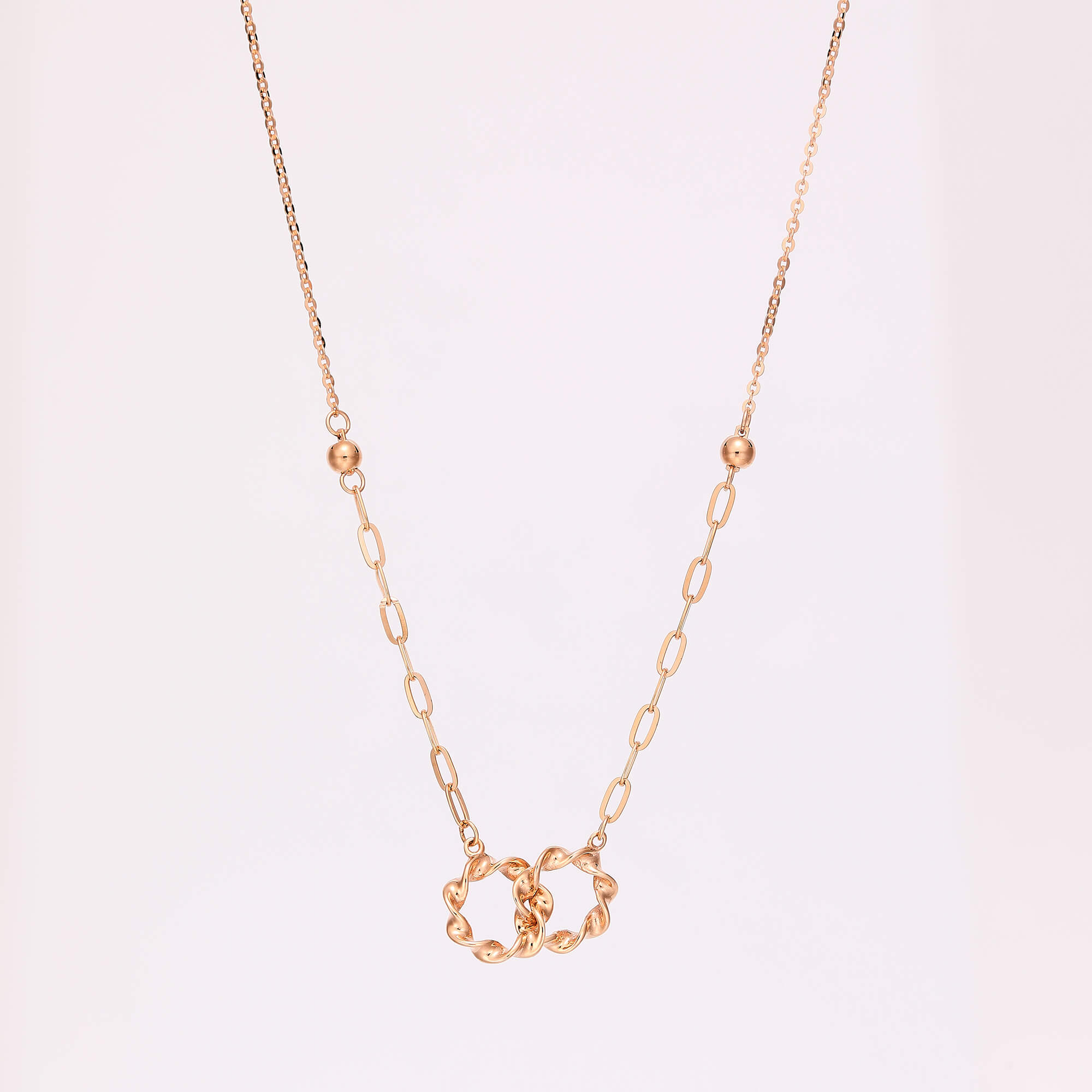 Elegant Silk Rhyme Collection · K Gold Necklace