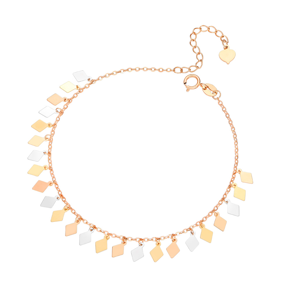 Colorful Prismatic Light Collection · K Gold Tricolor Bracelet