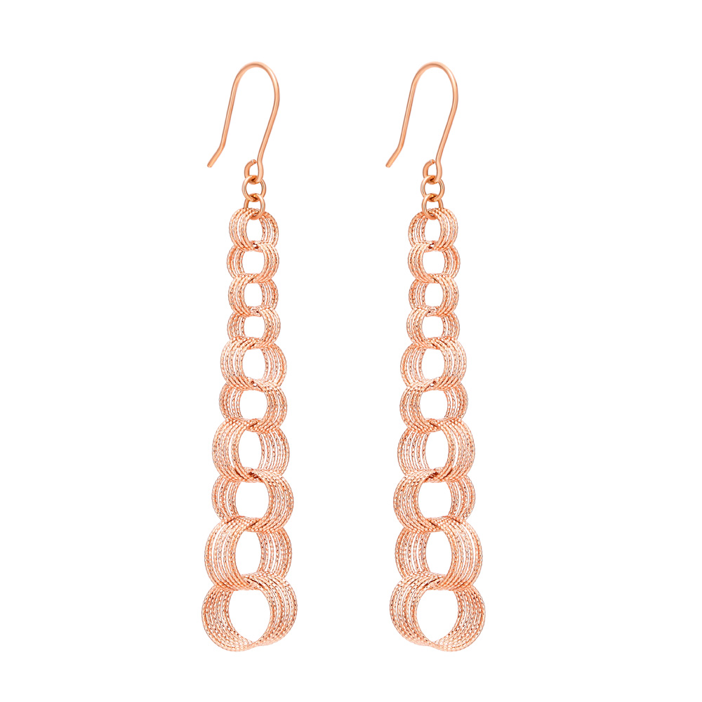 Luxurious Elegance Silk Rhyme Collection - K Gold Earrings