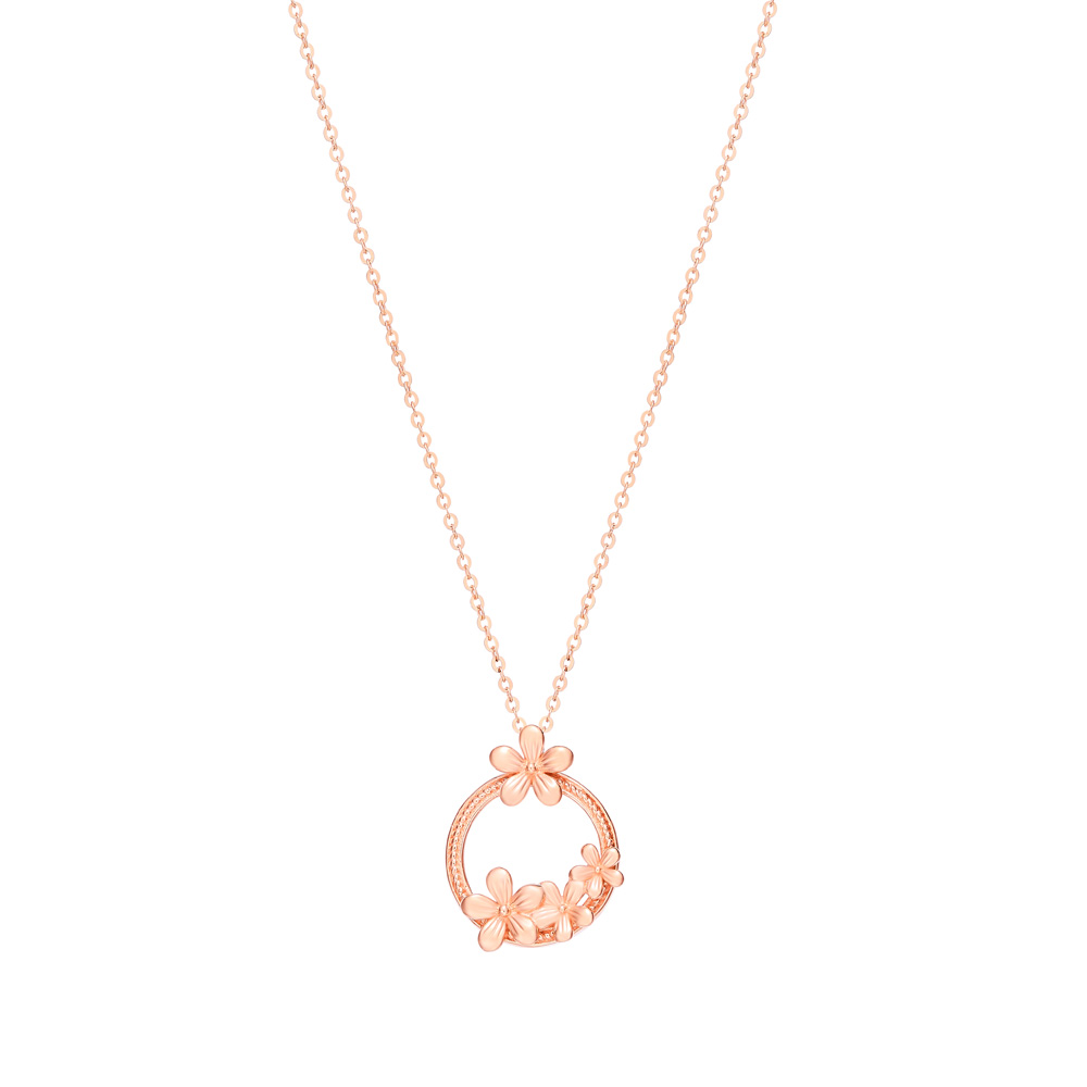 Cherry Blossom Whisper Series · K Gold Necklace