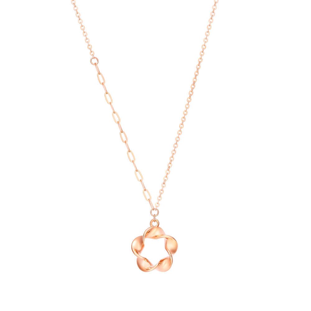 Elegant Silk Rhyme Collection · K Gold Necklace