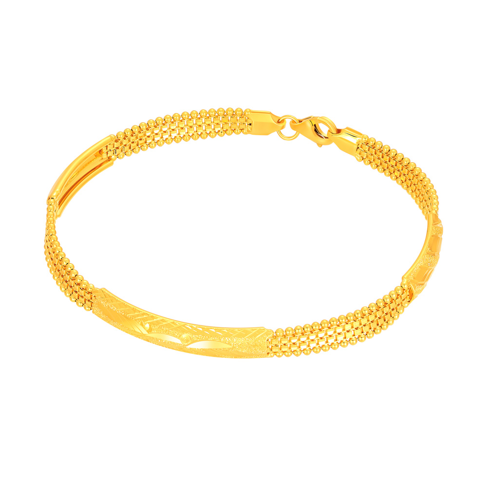 Elegant Glow Series - K Gold Bracelet