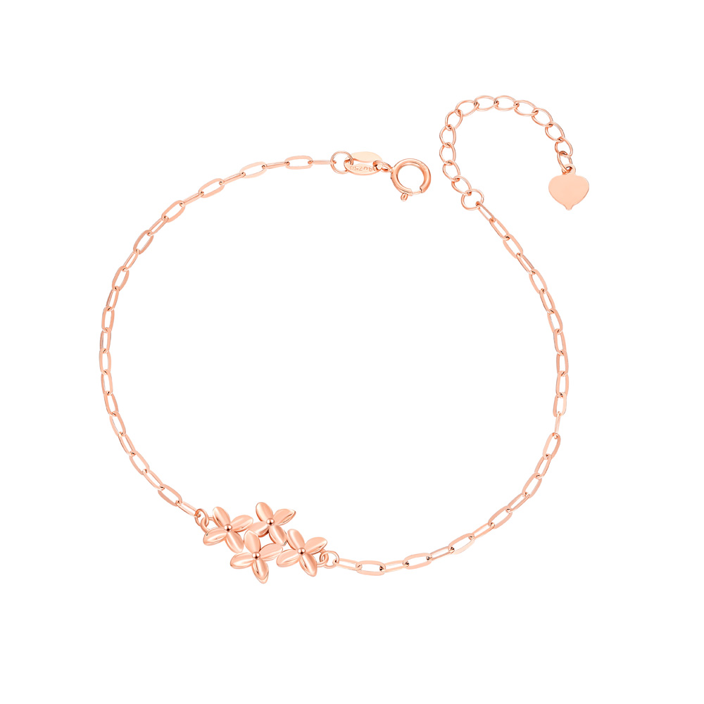 Lucky Flower Pose Collection · K Gold Bracelet