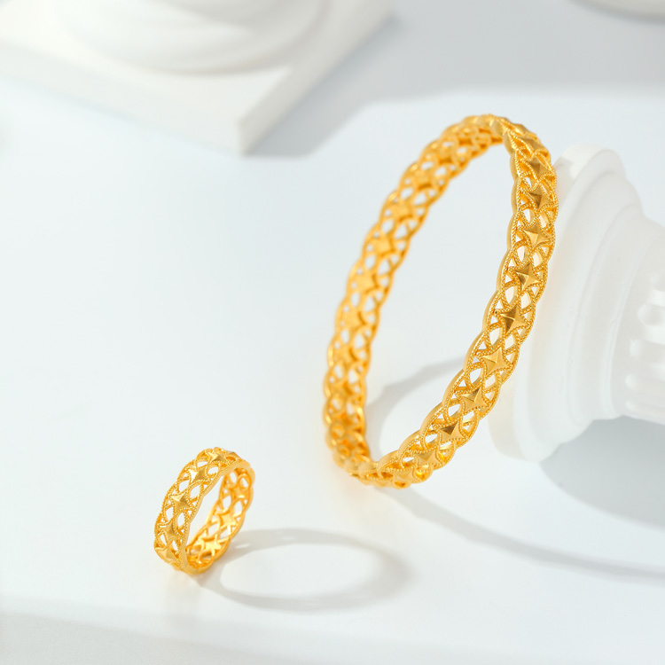 Star Halo&middot;Hard Pure Gold CNC Collection