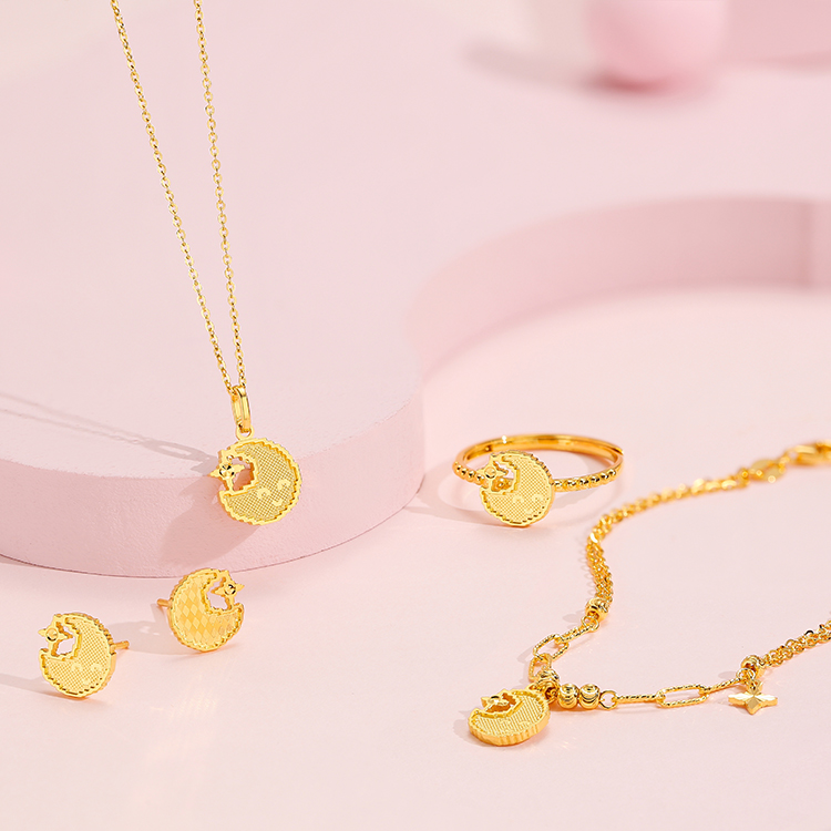 Fuse Beads - Little Moon&middot;Hard Pure Gold CNC Collection